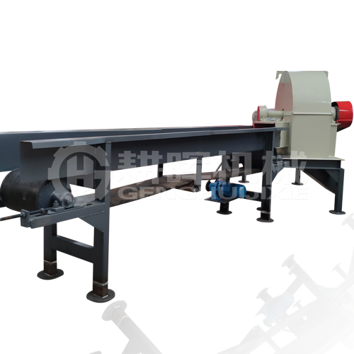 輸送機(jī)進(jìn)料菇木粉碎機(jī)全自動(dòng)木削粉碎機(jī)GH800
