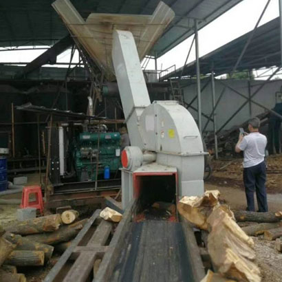 大型柴油切片機1米4柴油盤式木片機