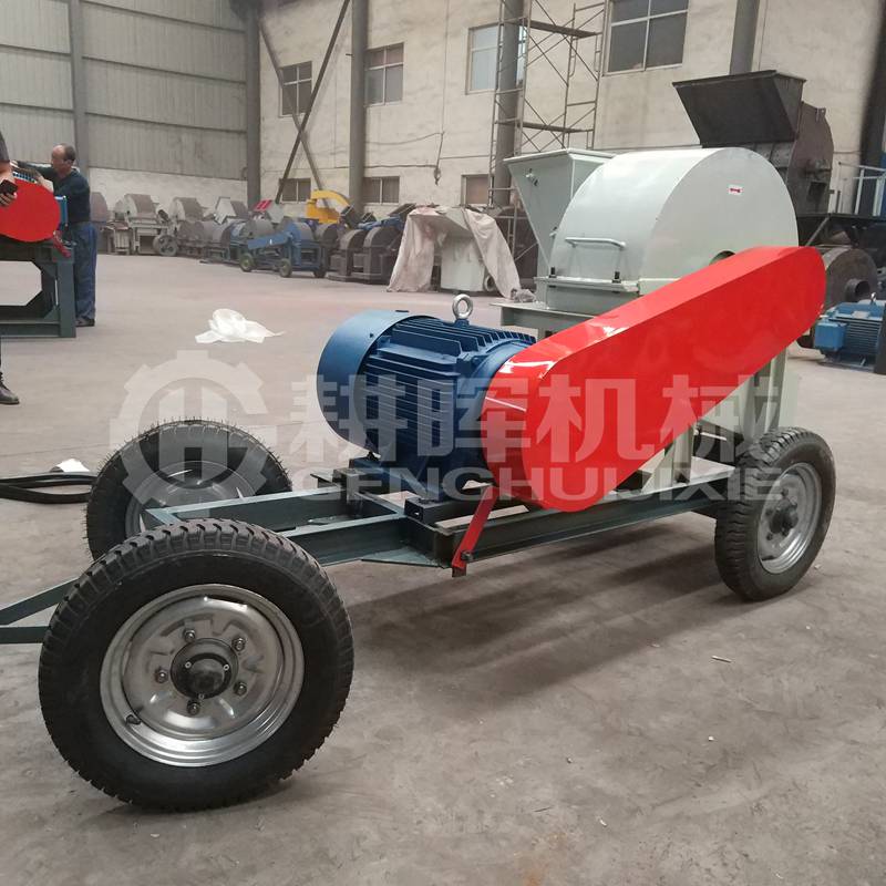 22KW樹枝粉碎機GH700移動電機木削機
