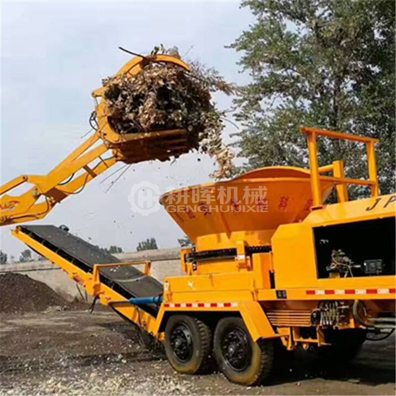 圓盤(pán)樹(shù)根粉碎機(jī)現(xiàn)場(chǎng)